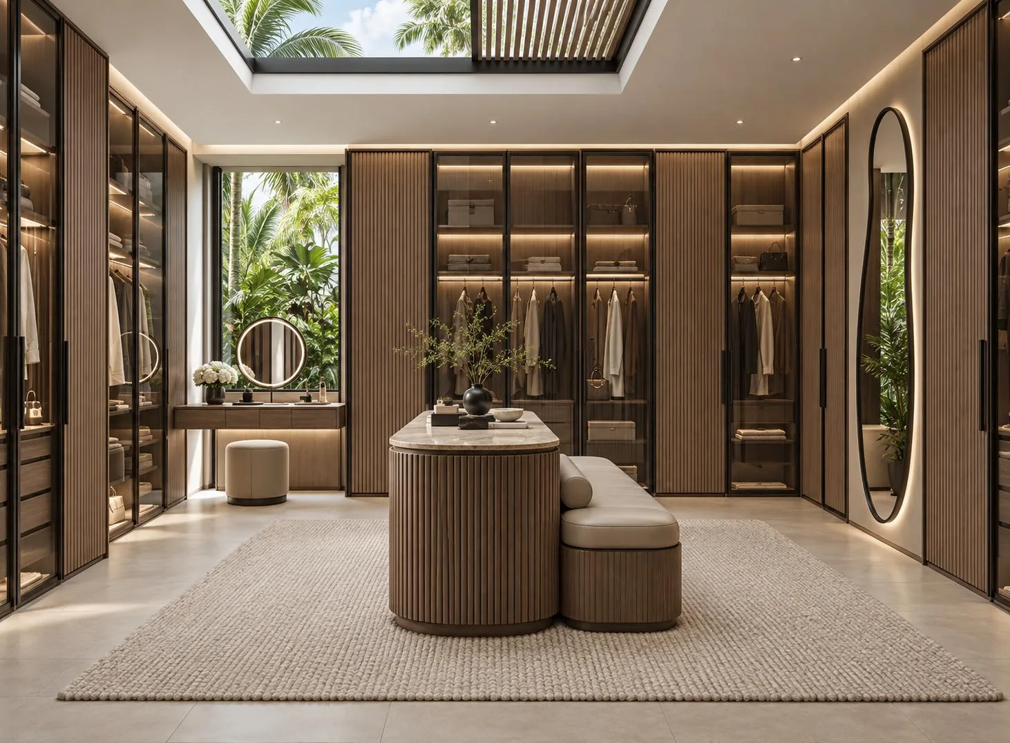 Walk-in wardrobe